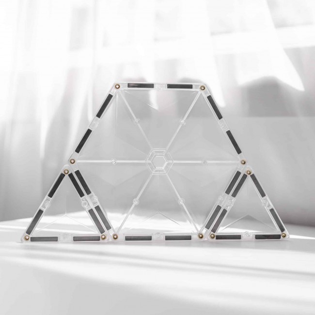Klocki magnetyczne Connetix - Clear Starter Pack 34 el.