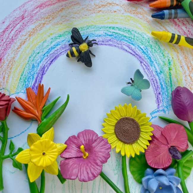 Zestaw Figurek w Tubie TOOB Safari Ltd. - Kwiaty