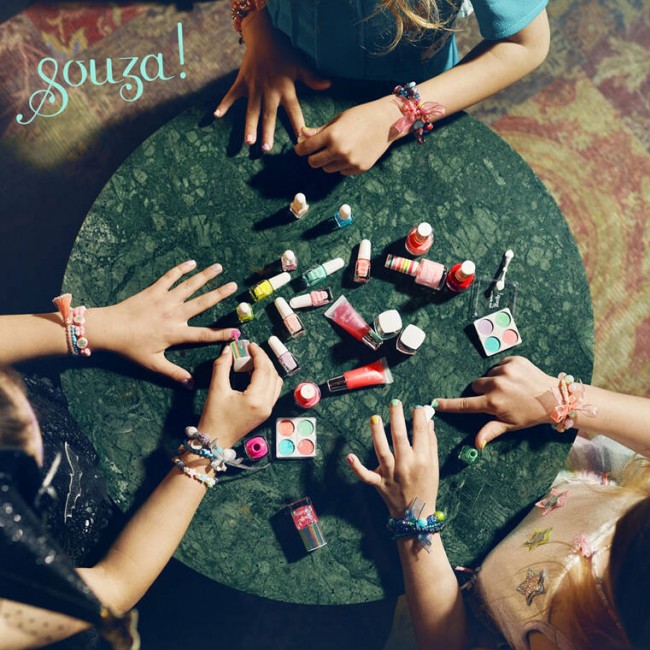 Kosmetyki do makijażu dla dzieci duży zestaw 21 el. Luxe Souza!