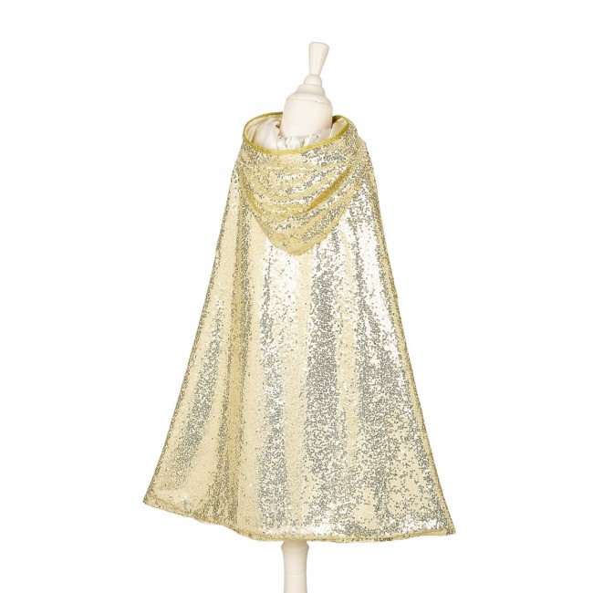 Przebranie Souza! - Złota peleryna z kapturem księżniczka Amelia 3-4 lata