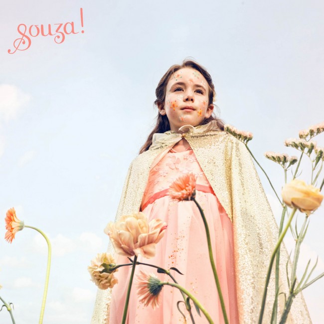 Przebranie Souza! - Złota peleryna z kapturem księżniczka Amelia 3-4 lata