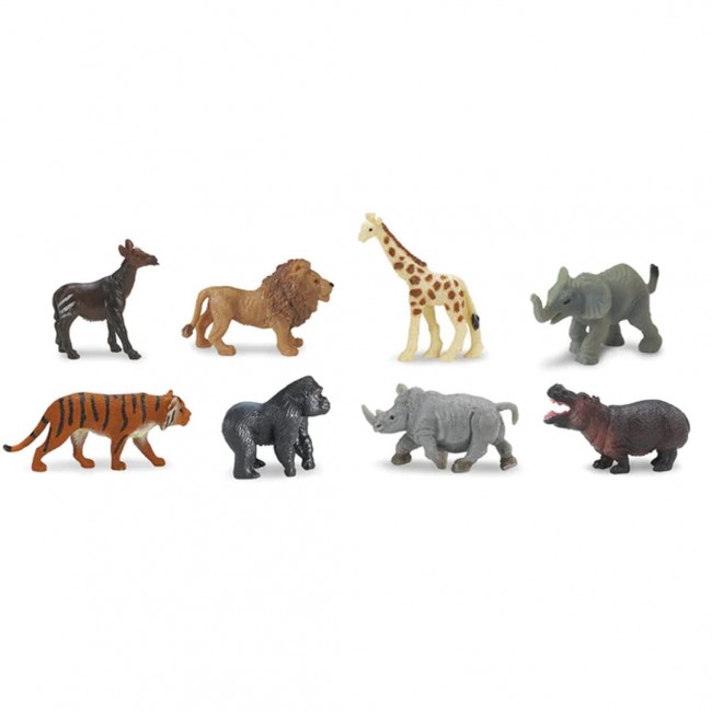 Zestaw Figurek w Tubie TOOB Safari Ltd. - Mini dzikie zwierzęta