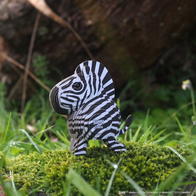 Eko Układanka 3D Eugy - Zebra