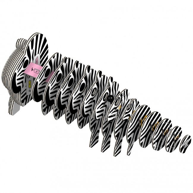 Eko Układanka 3D Eugy - Zebra