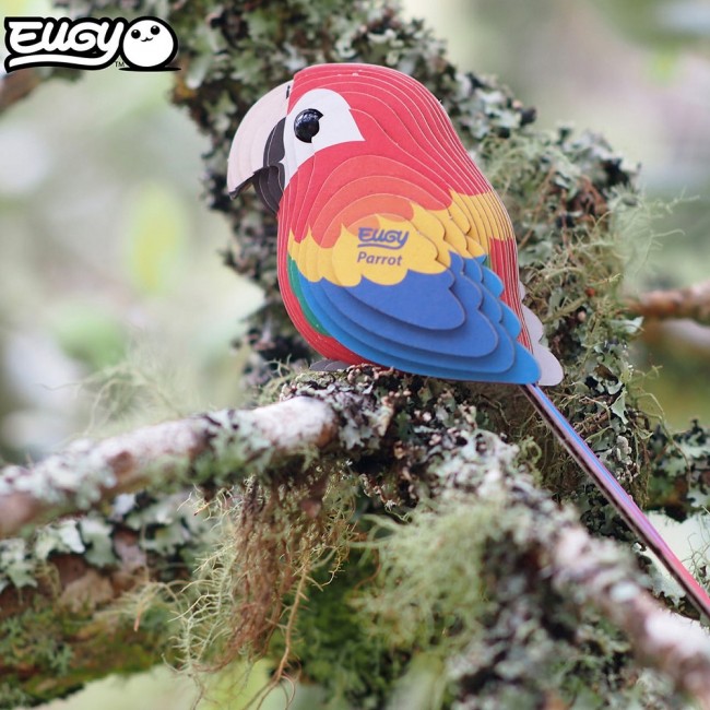 Eko Układanka 3D Eugy - Papuga