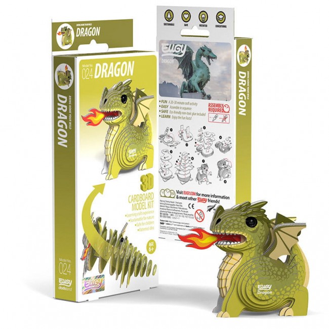 Eko Układanka 3D Eugy - Smok