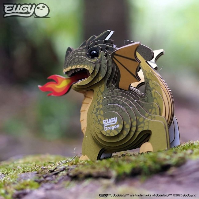 Eko Układanka 3D Eugy - Smok