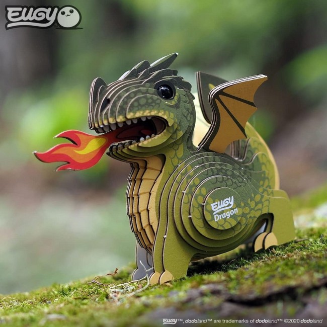 Eko Układanka 3D Eugy - Smok