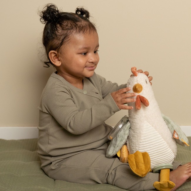 Przytulanka aktywizująca Little Dutch - Little Farm 25 cm