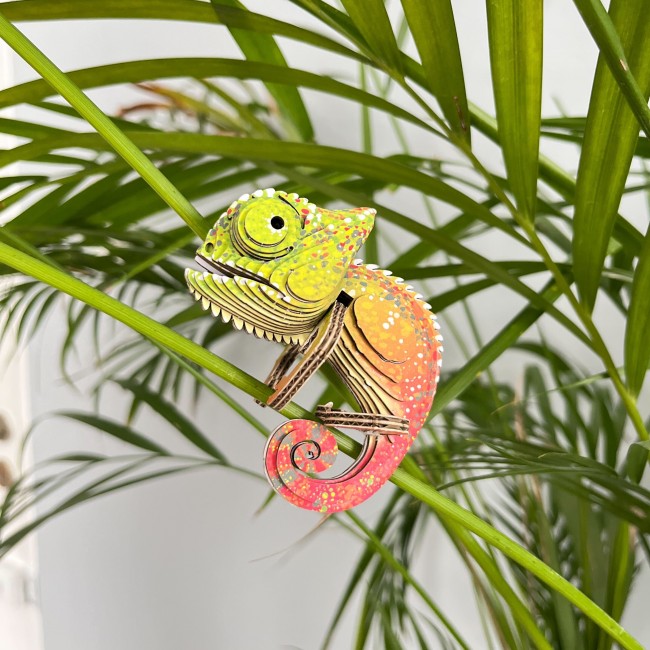 Eko Układanka 3D Eugy - Kameleon