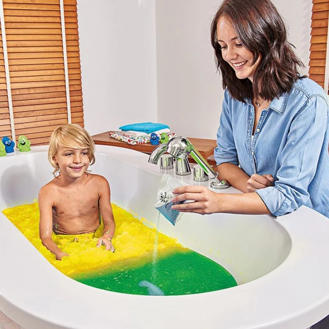 Magiczny proszek do kąpieli Gelli Baff Colour Change Zimpli Kids - Kosmiczny żółty