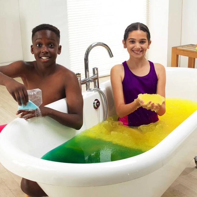 Magiczny proszek do kąpieli Gelli Baff Colour Change Zimpli Kids - Kosmiczny żółty