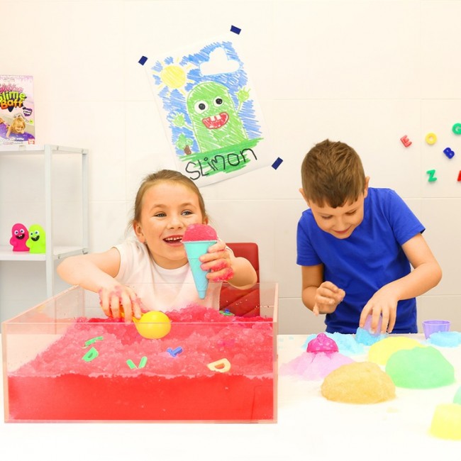 Magiczny proszek do kąpieli Gelli Baff Colour Change Zimpli Kids - Kosmiczny żółty
