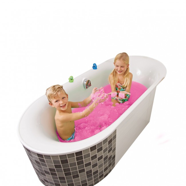 Magiczny proszek do kąpieli Gelli Baff Zimpli Kids - Różowy i pomarańczowy 4 użycia