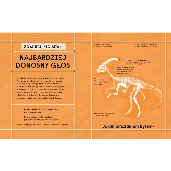 Książka "Księga dinozaurów" Wydawnictwo Kropka