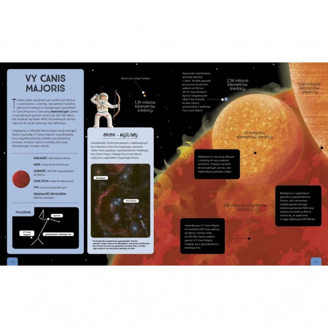 Książka "Atlas kosmosu" Wydawnictwo Kropka