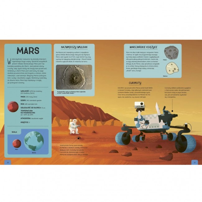 Książka "Atlas kosmosu" Wydawnictwo Kropka