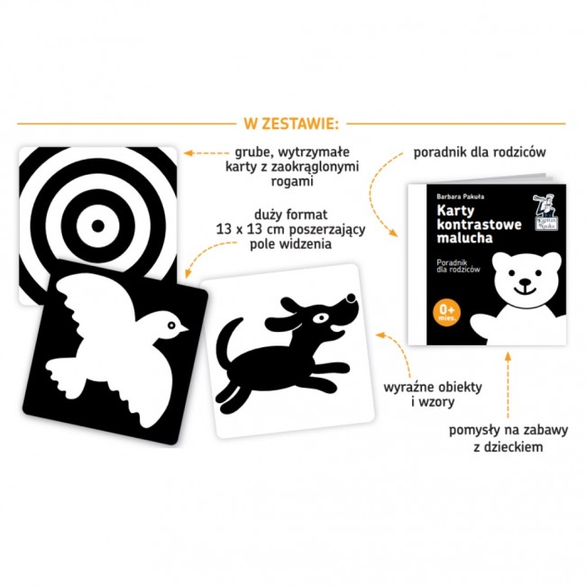Kapitan Nauka. Karty kontrastowe malucha 0+