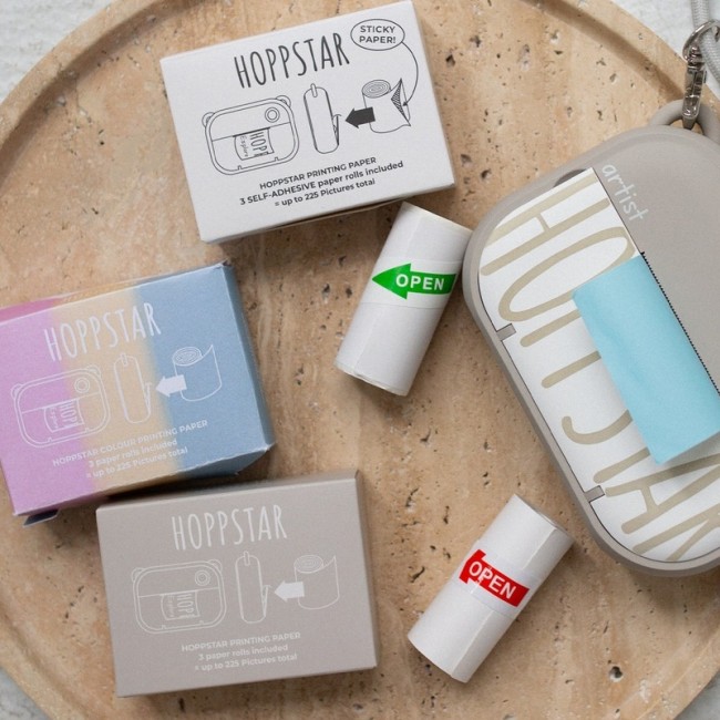 Wkłady pastelowe do aparatu Hoppstar 3 szt.