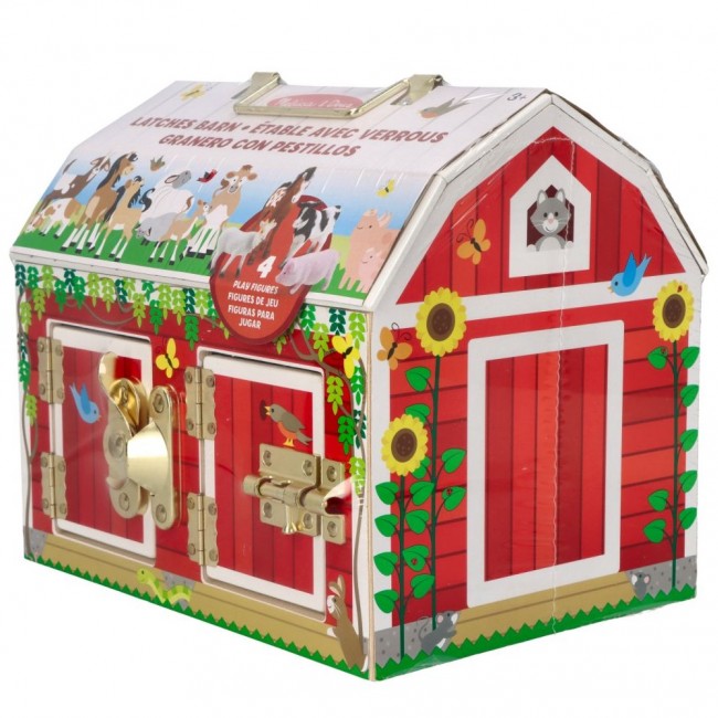 Drewniana stodoła z drzwiami Melissa & Doug