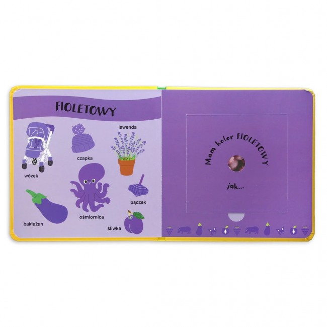 Książka "Moja pachnąca książeczka z kolorami. Pierwsze zapachy" wydawnictwo Harperkids