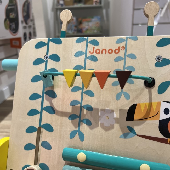 Wielofunkcyjny pchacz edukacyjny Janod - Tropik