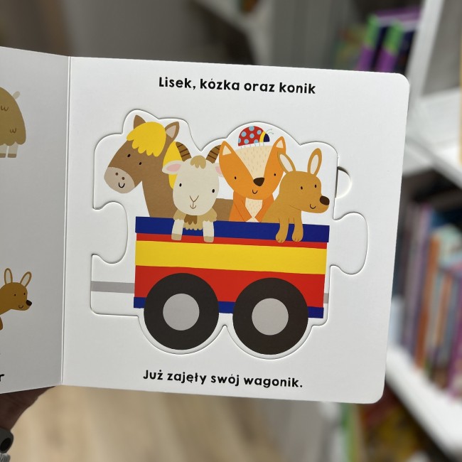 Książka "Pierwsze puzzle. Zwierzęta w podróży" wydawnictwo Harperkids