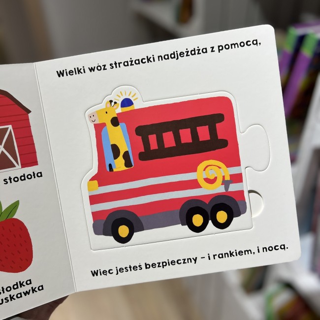 Książka "Pierwsze puzzle. Kolorowy autobus" wydawnictwo Harperkids