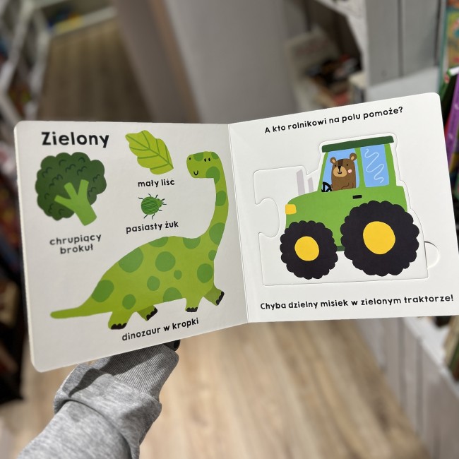 Książka "Pierwsze puzzle. Kolorowy autobus" wydawnictwo Harperkids