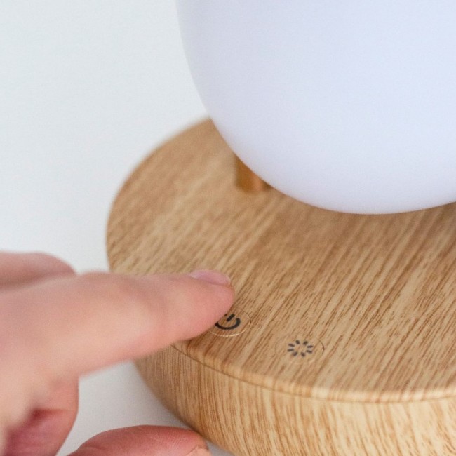 Lampka z głośnikiem Rabbit & Friends - Ptak Maskonur biały