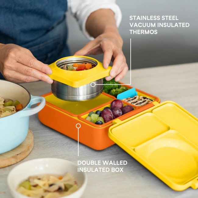 Lunchbox z termosem OmieBox OMIE - Sunshine