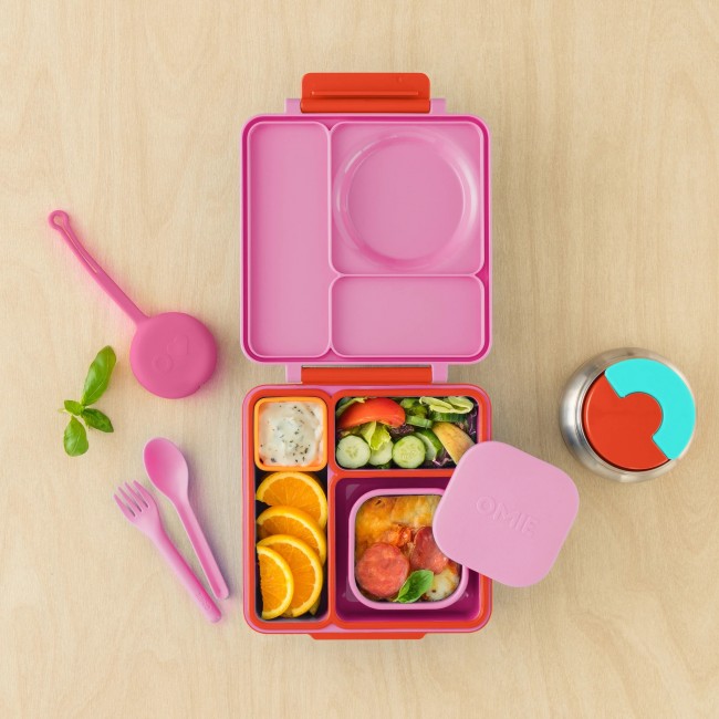 Pojemnik na przekąski do lunchboxa OmieSnack OMIE - Pink