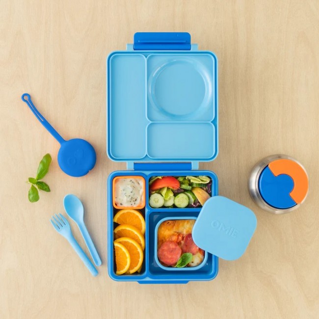 Pojemnik na przekąski do lunchboxa OmieSnack OMIE - Blue