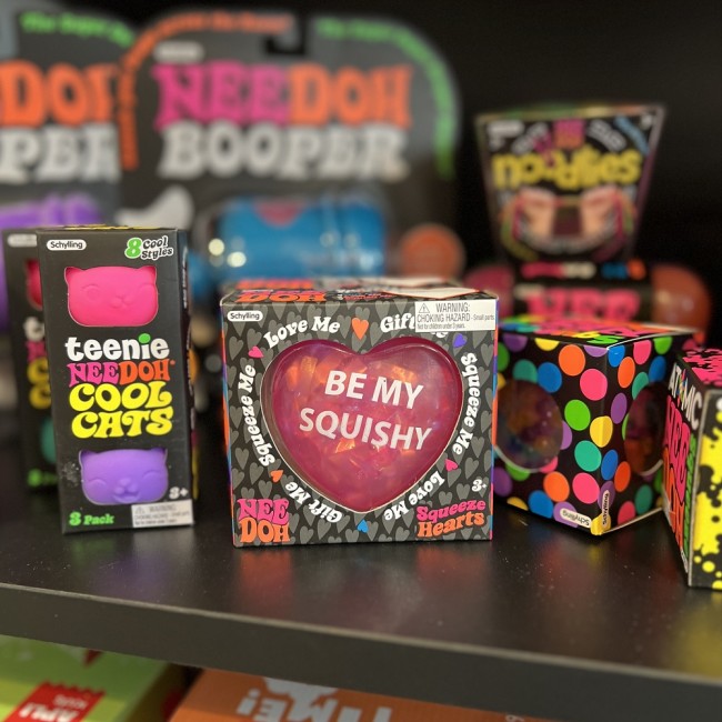 Sensoryczny gniotek Schylling - NeeDoh Squeeze Hearts