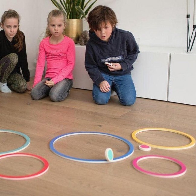 Gra zręcznościowa 5 w 1 BS Toys - sportowe obręcze