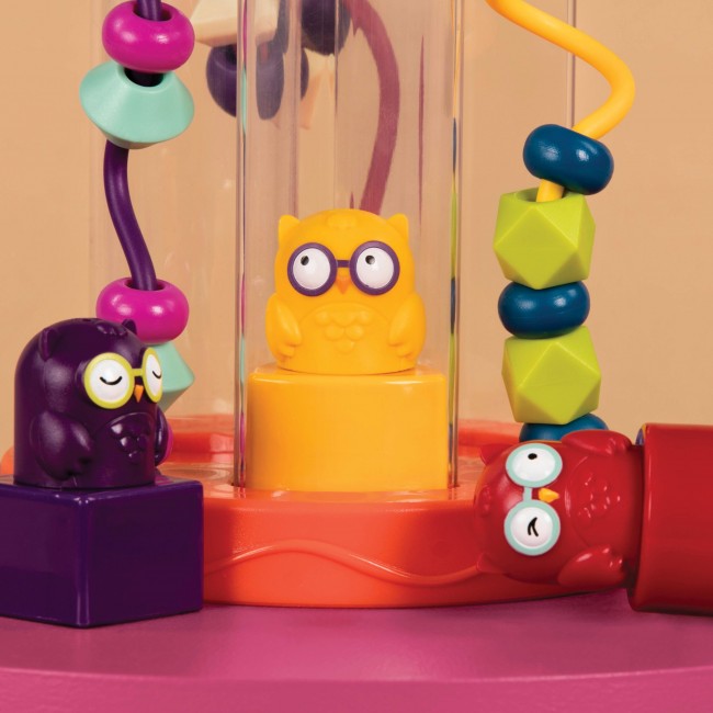 Sorter kształtów i kolorów z dźwiękiem B. Toys - Hooty-Hoo