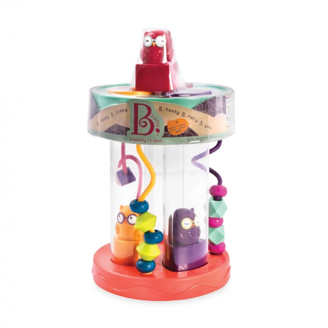 Sorter kształtów i kolorów z dźwiękiem B. Toys - Hooty-Hoo