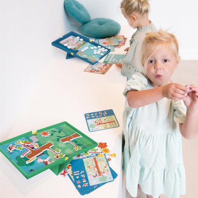Magnetyczna układanka 20 kart zadań Edulogic Scratch - Farma