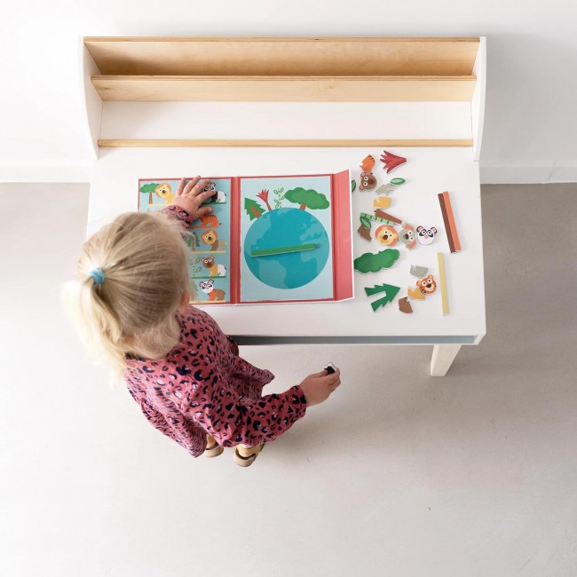 Magnetyczna układanka kształty i kolory Edulogic Scratch - Zwierzęta