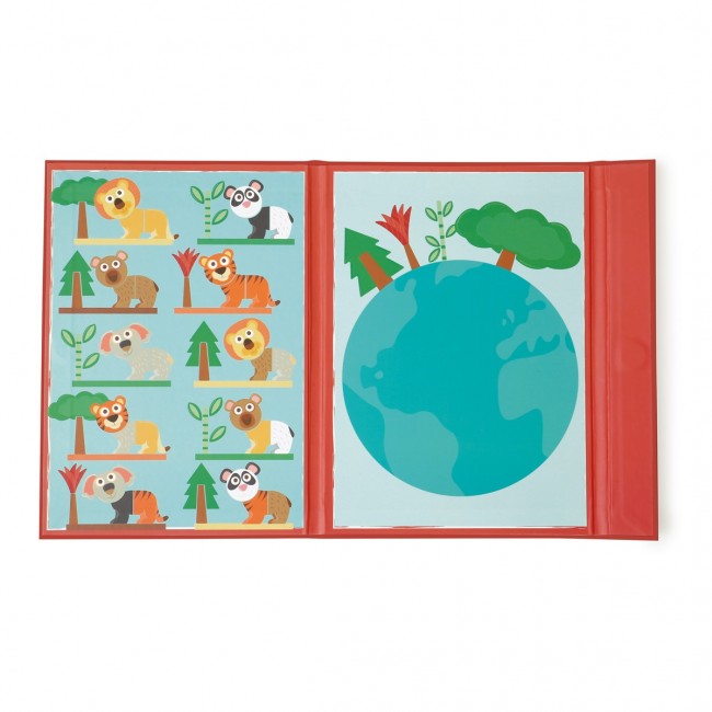 Magnetyczna układanka kształty i kolory Edulogic Scratch - Zwierzęta