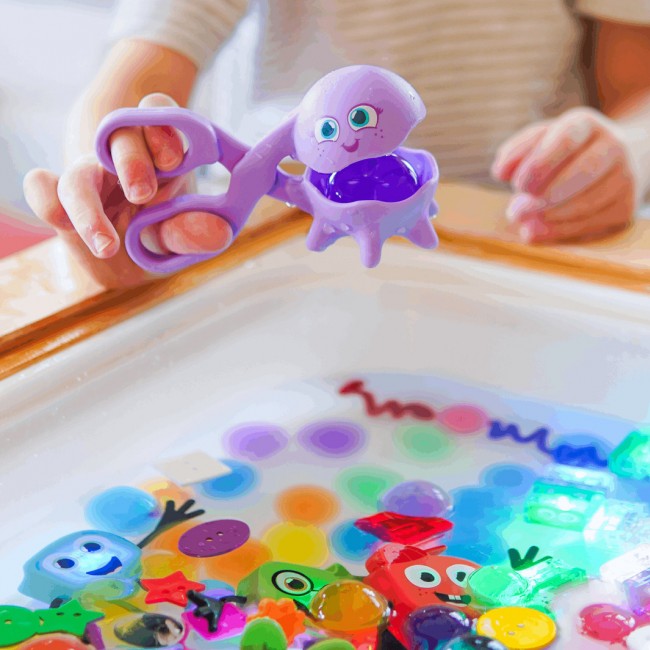 Zestaw zabawek 5w1 rozwijających motorykę małą Glo Pals