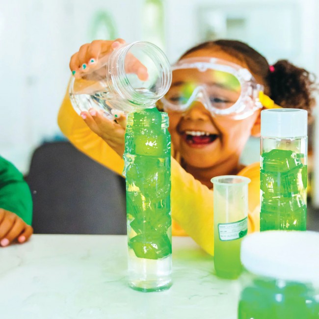 Kostki sensoryczne świecące w wodzie Pippa Glo Pals - zielone