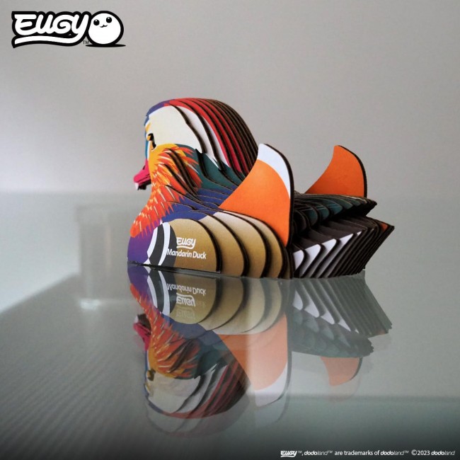Eko Układanka 3D Eugy - Kaczka Mandarynka