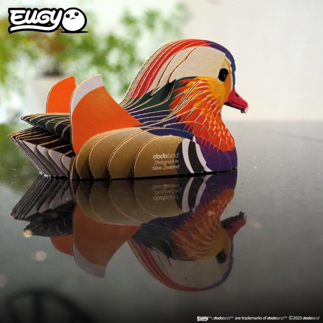 Eko Układanka 3D Eugy - Kaczka Mandarynka