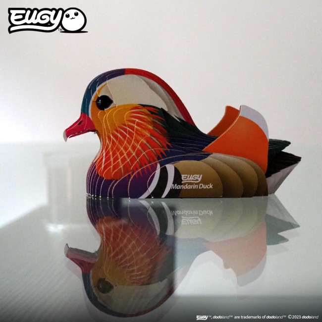 Eko Układanka 3D Eugy - Kaczka Mandarynka