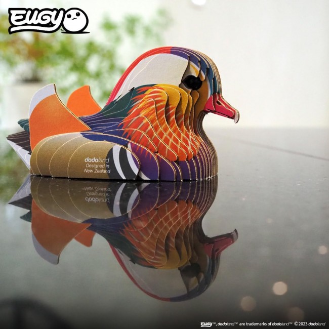 Eko Układanka 3D Eugy - Kaczka Mandarynka