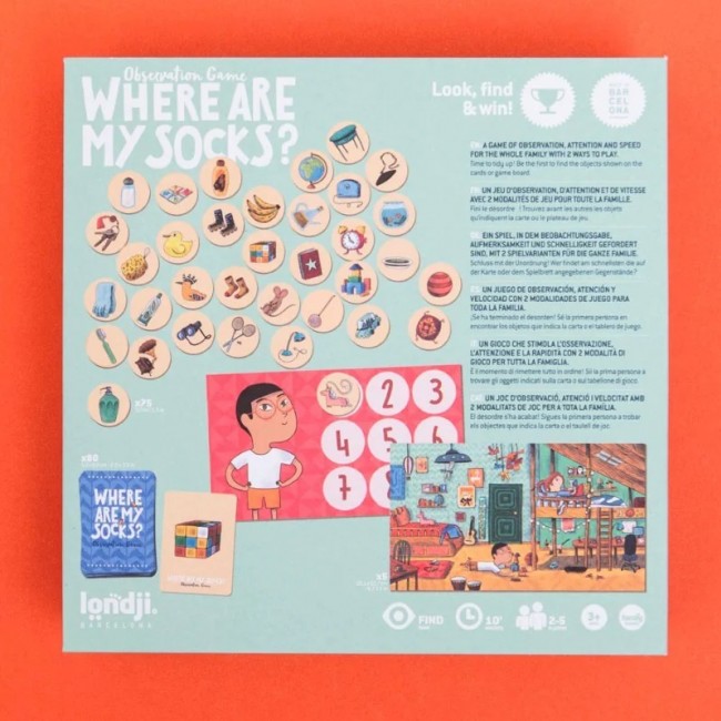 Gra obserwacyjna Londji - Where are my socks?