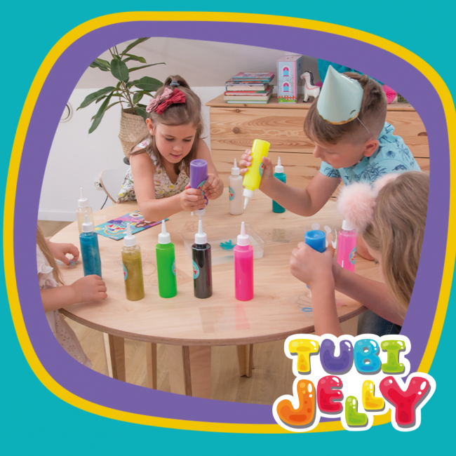 Zestaw Tubi Jelly TUBAN 6 kolorów - Zwierzątka
