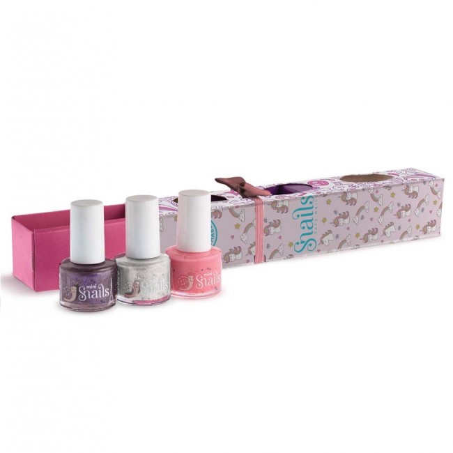 Zestaw 3 lakierów do paznokci dla dzieci Snails Mini - Unicorn 5 ml