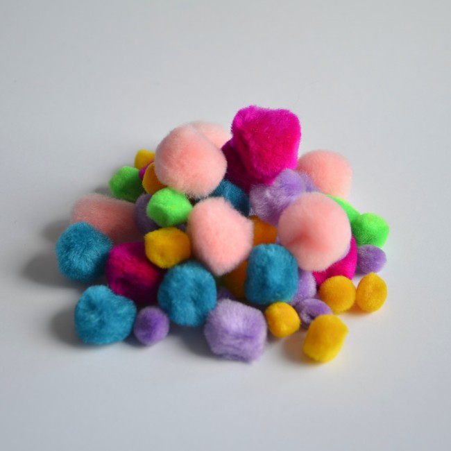 Pompony Apli Kids - Pastelowe kolory